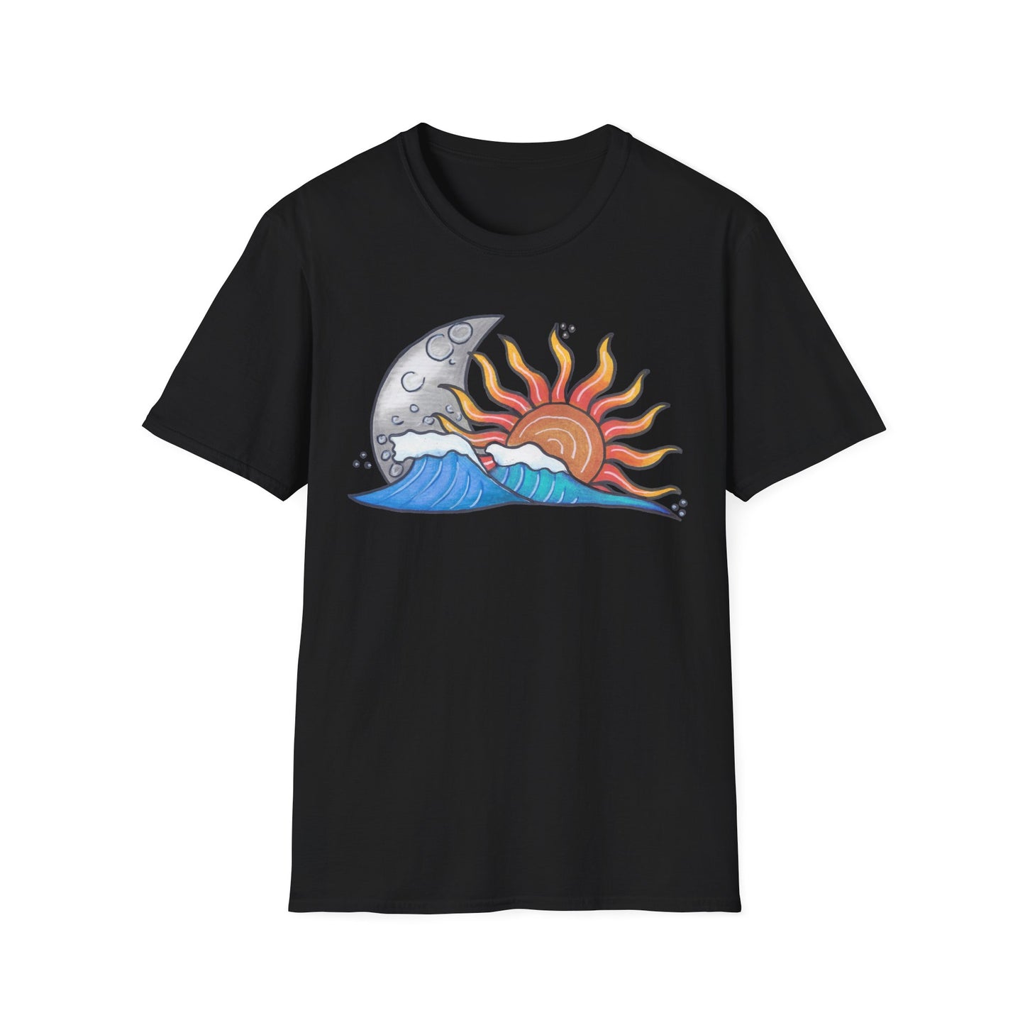 Sun Moon Tidal T-Shirt