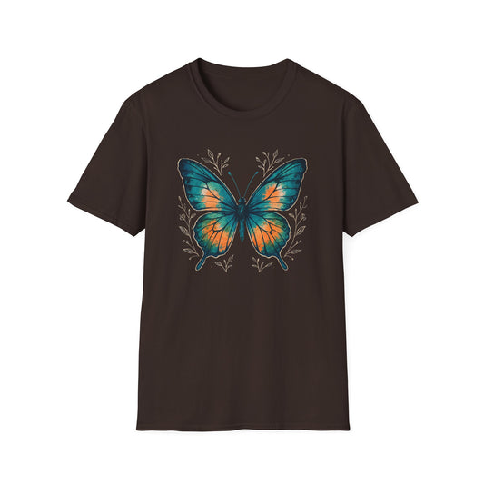 Butterfly Floral Art T-Shirt
