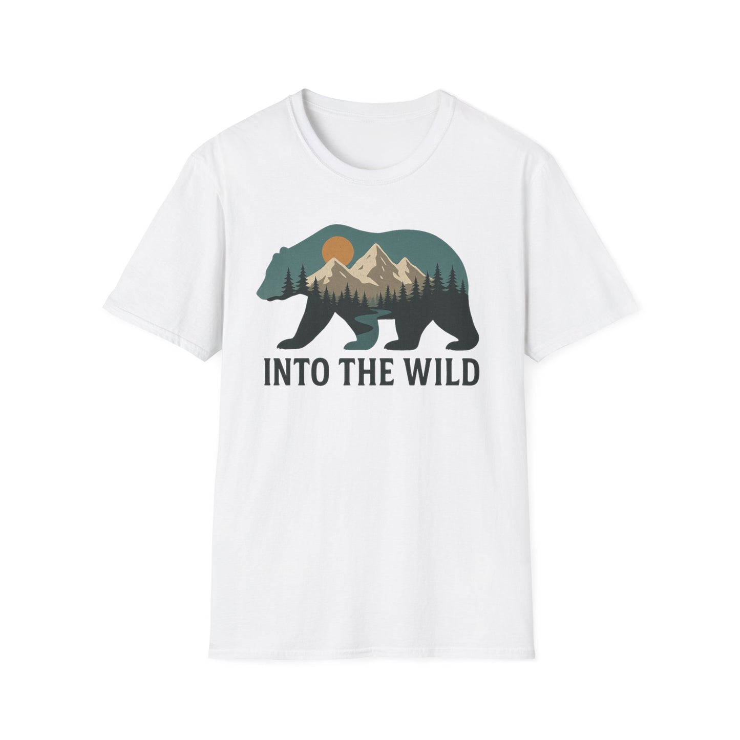 Bear Silhouette Into The Wild T-Shirt