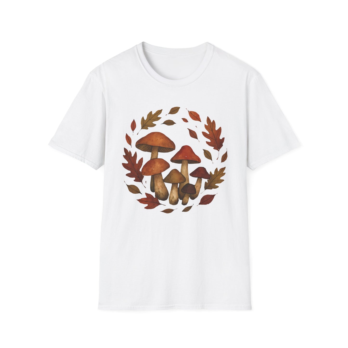 Autumn Leaves And Mushrooms T-Shirt