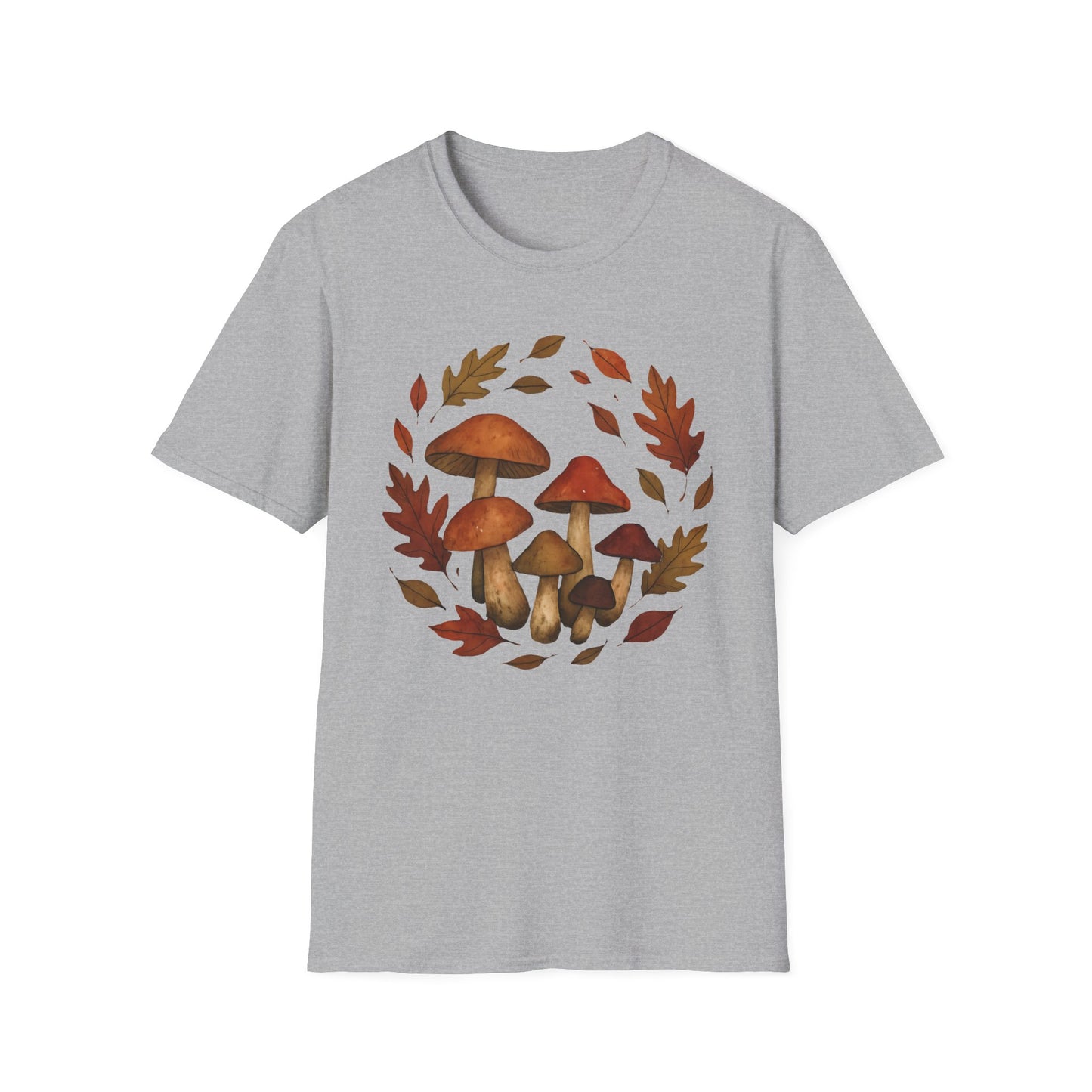 Autumn Leaves And Mushrooms T-Shirt