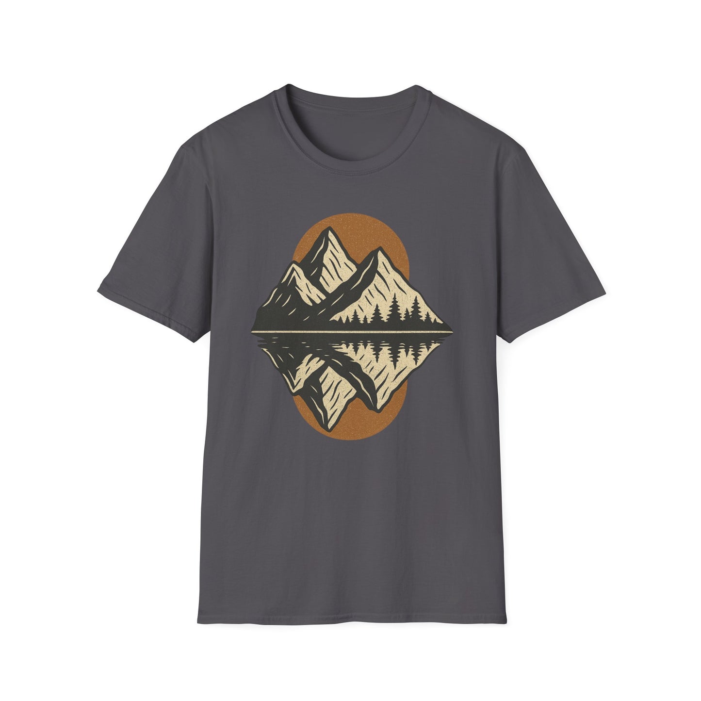 Mountains Mirrored Reflection T-Shirt