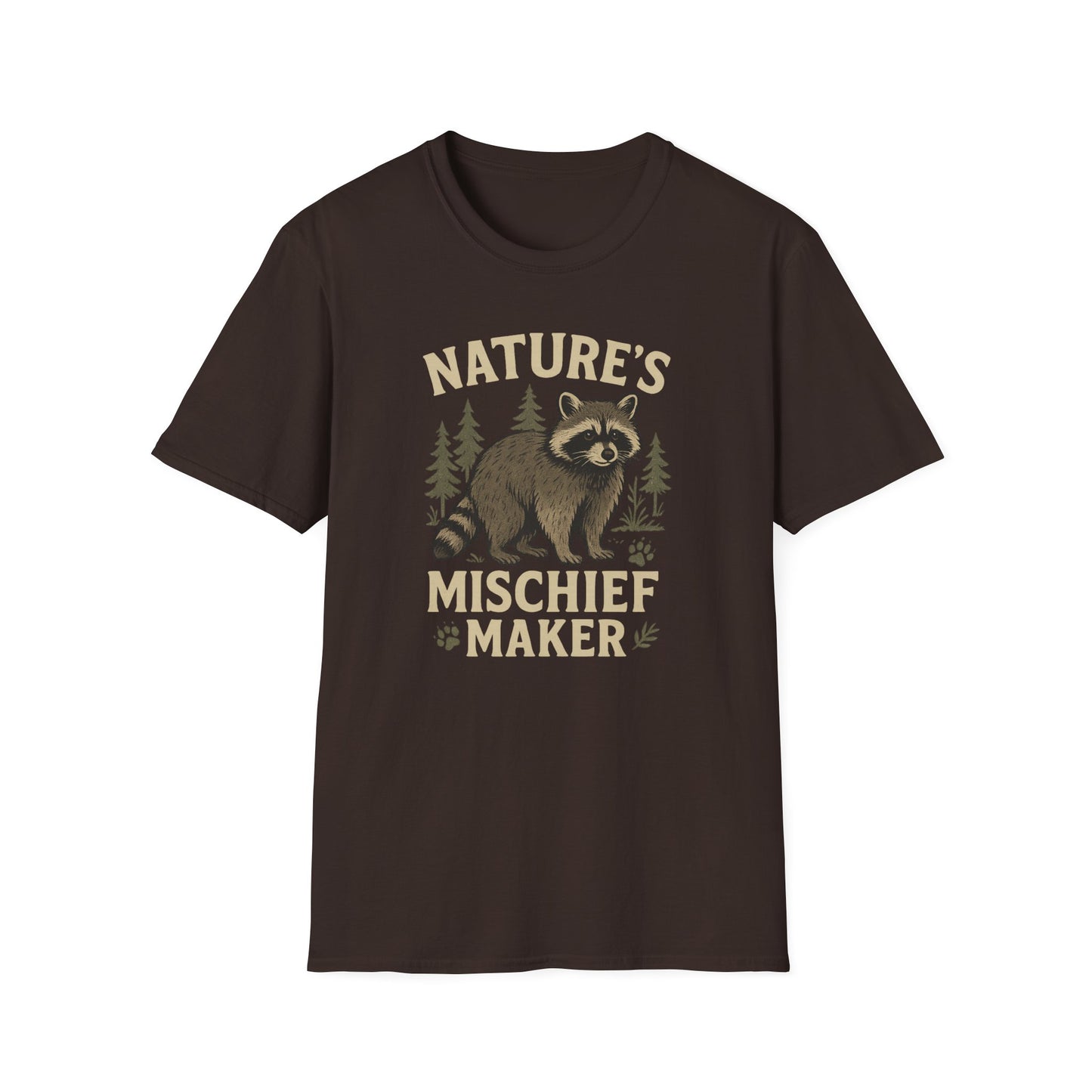 Raccoon Nature's Mischief Maker T-Shirt