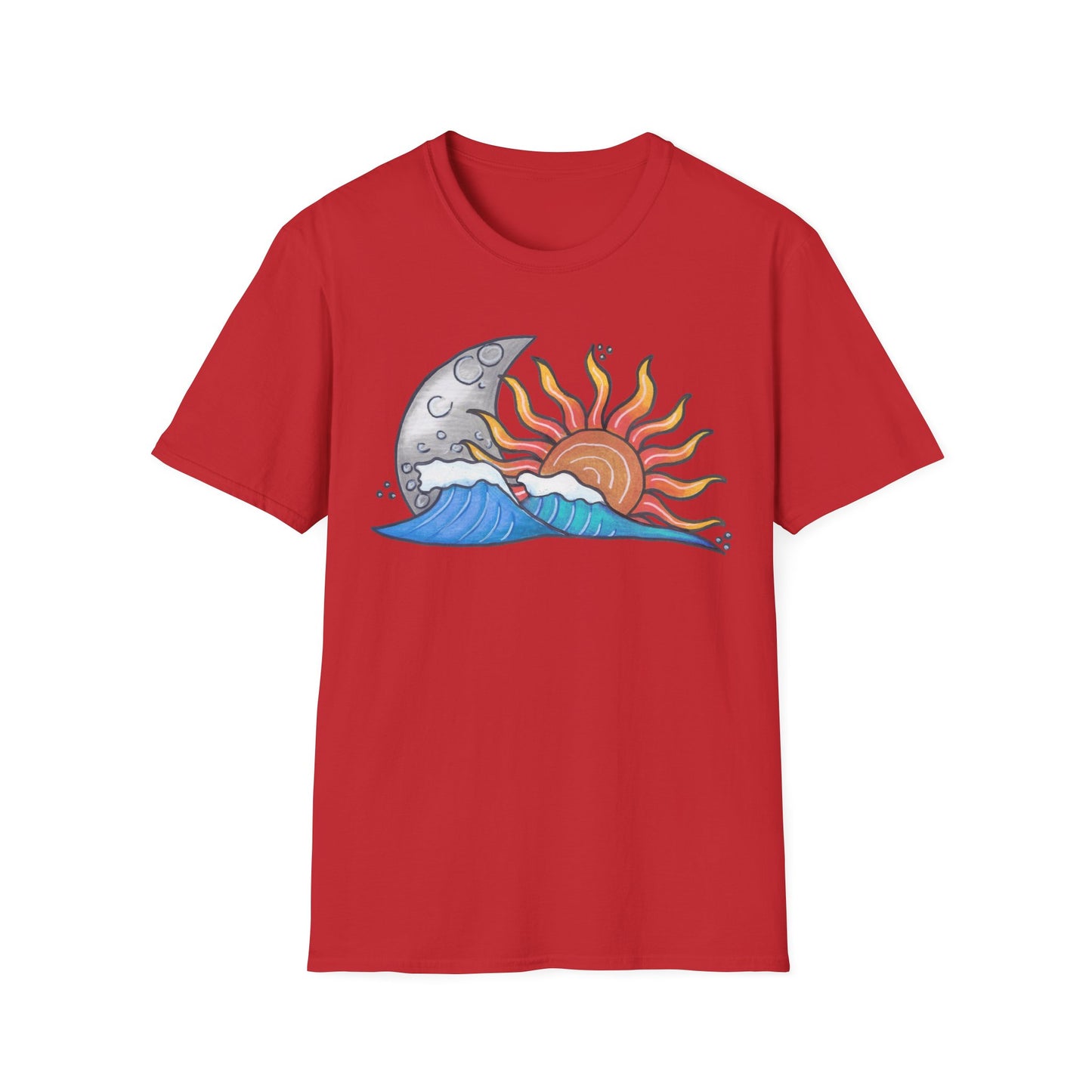 Sun Moon Tidal T-Shirt