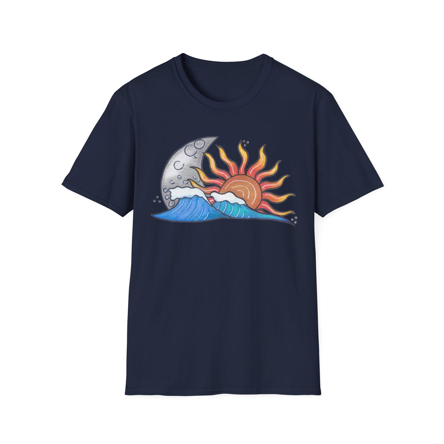 Sun Moon Tidal T-Shirt