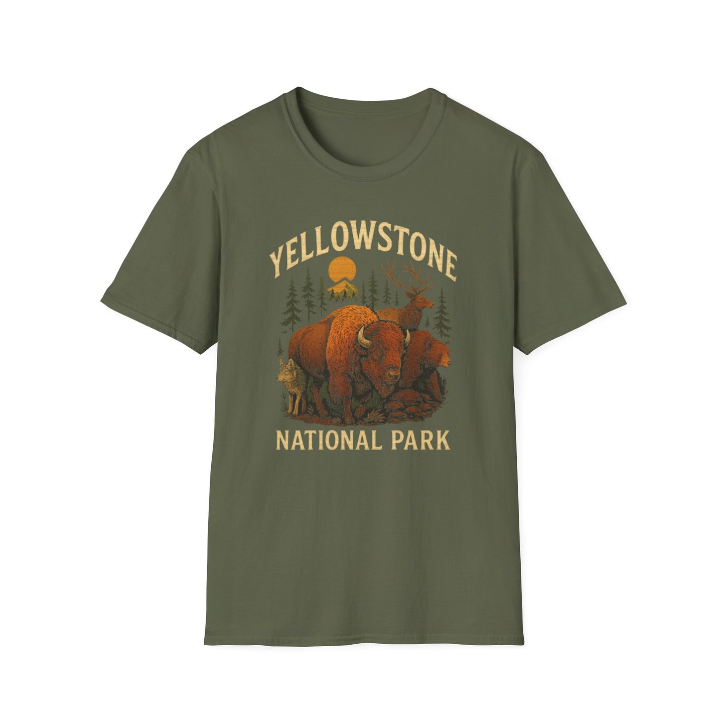 Yellowstone National Park Bison T-Shirt
