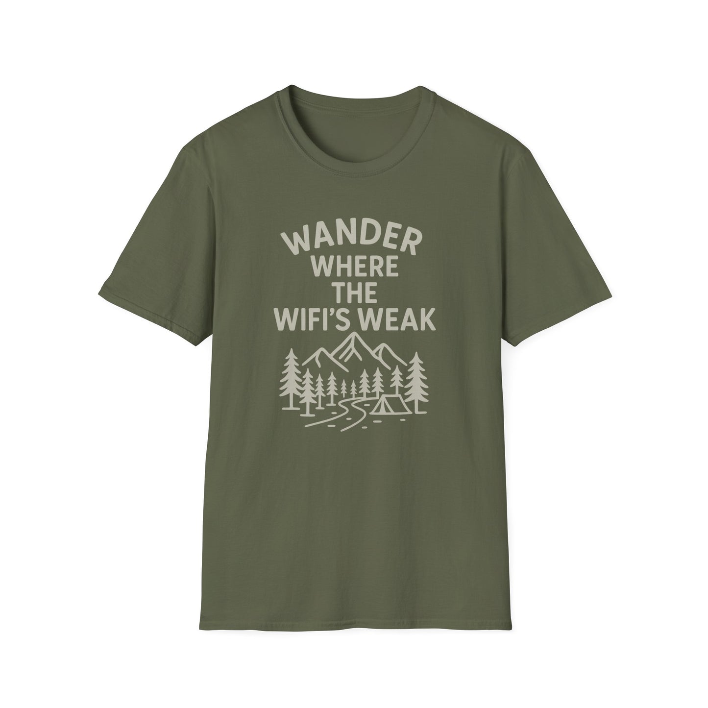 Wander Where the WiFi's Weak T-Shirt