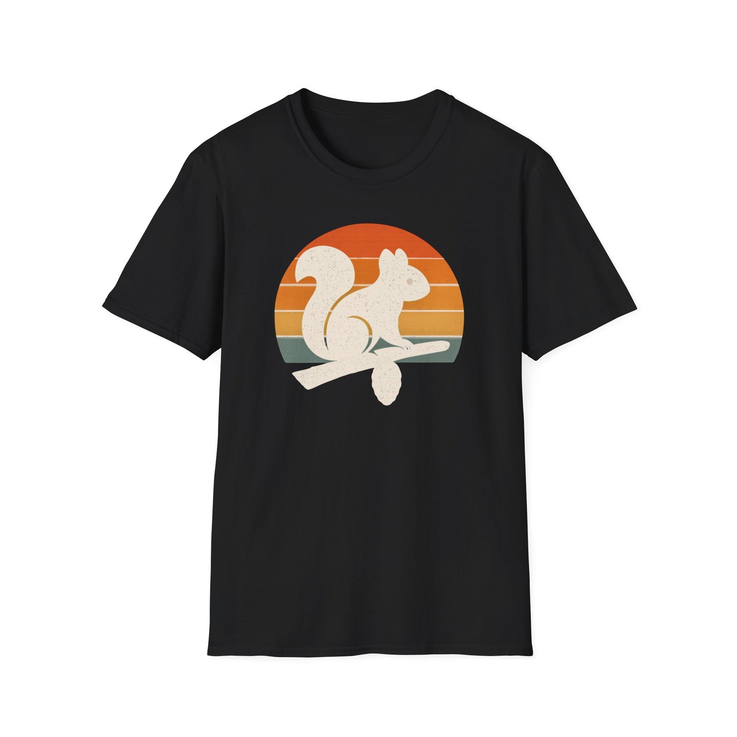 Retro Squirrel Silhouette T-Shirt