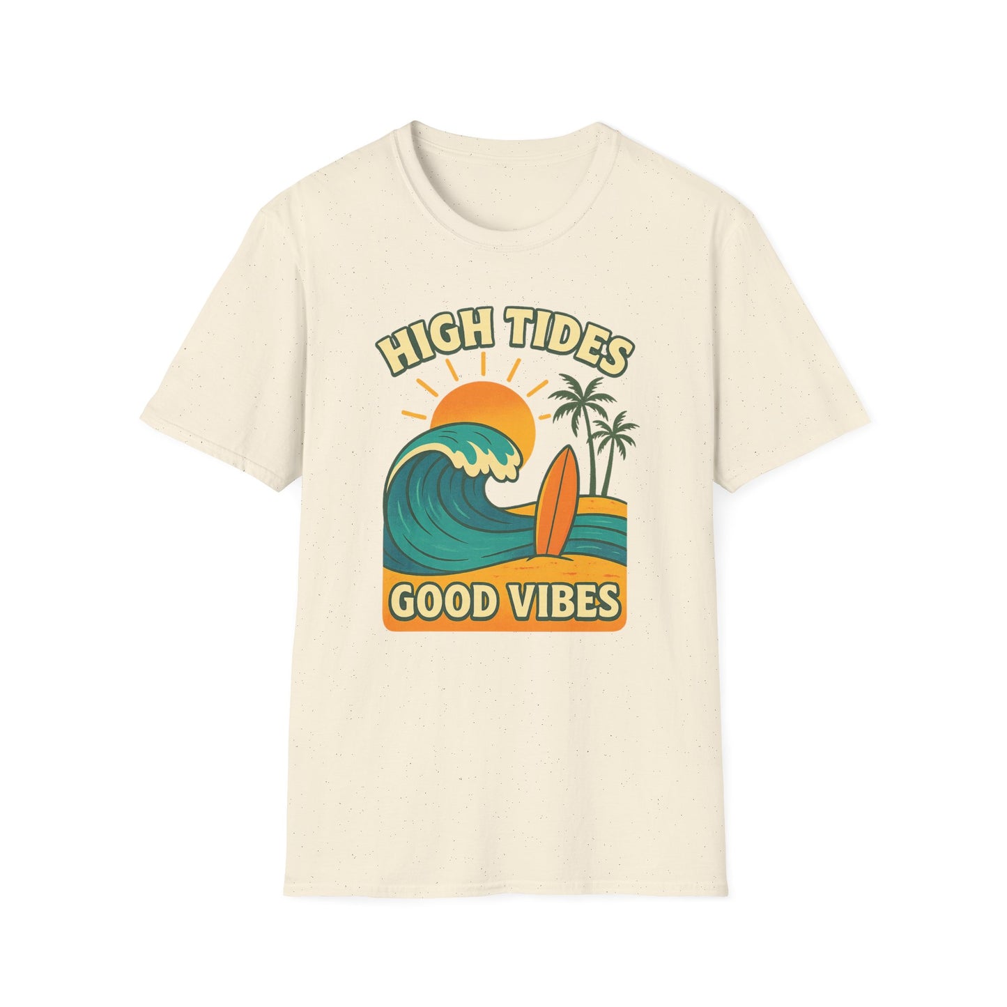 High Tides Good Vibes Surf T-Shirt