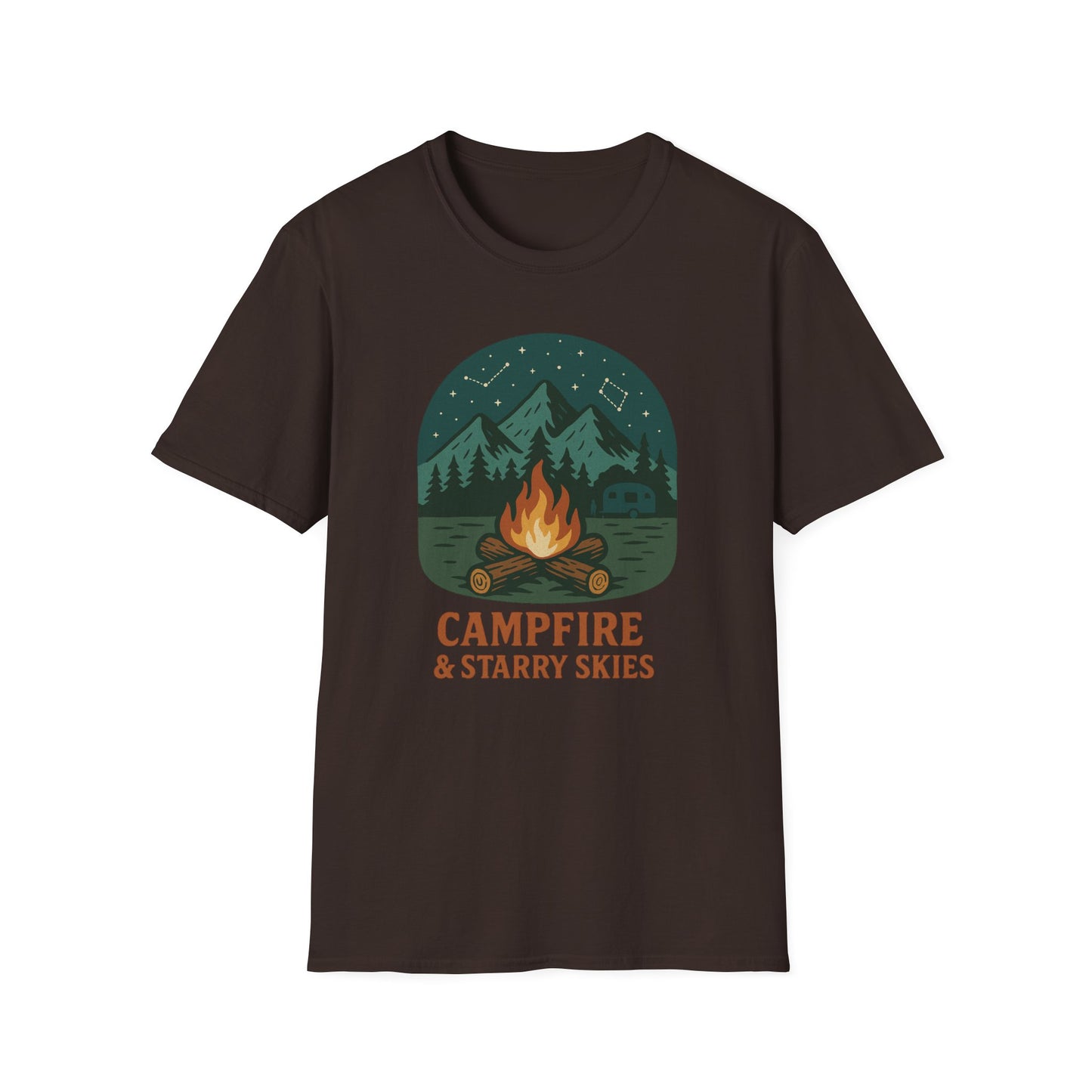 Campfire & Starry Skies T-Shirt