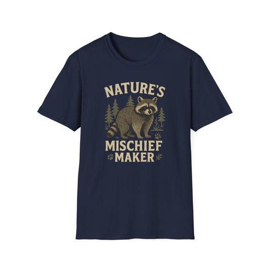 Raccoon Nature's Mischief Maker T-Shirt