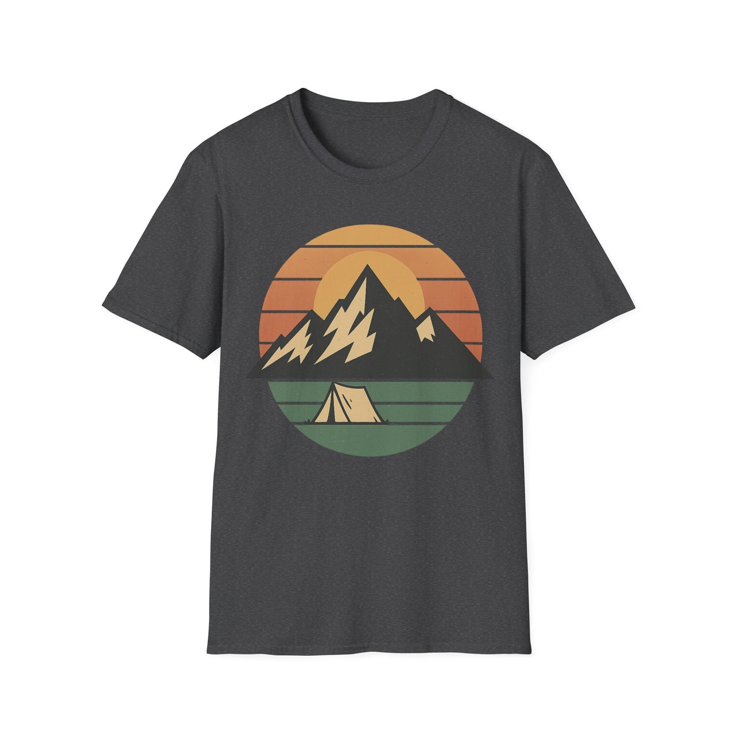 Camping Adventure Sunset T-Shirt