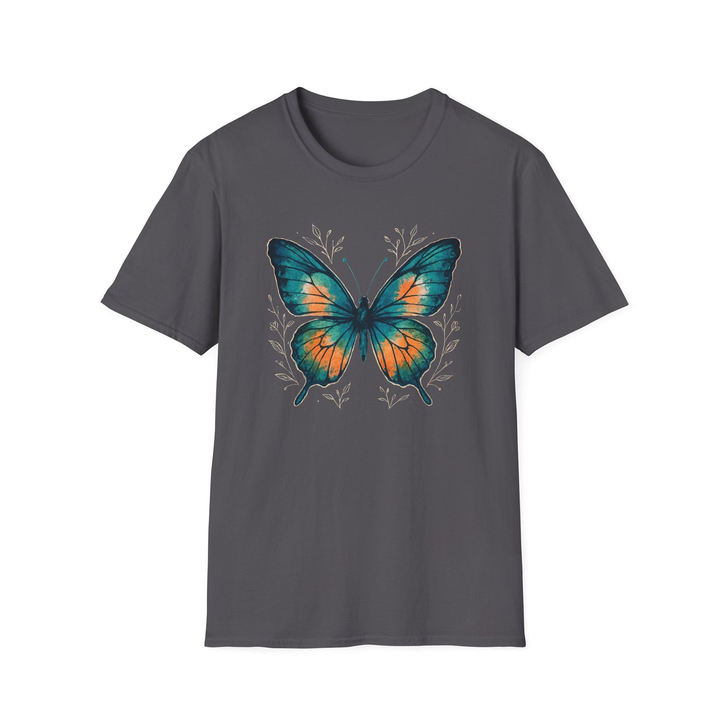 Butterfly Floral Art T-Shirt