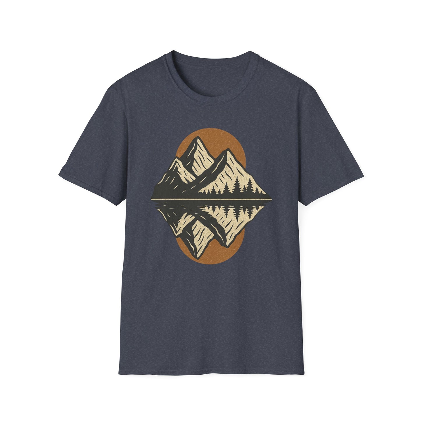 Mountains Mirrored Reflection T-Shirt
