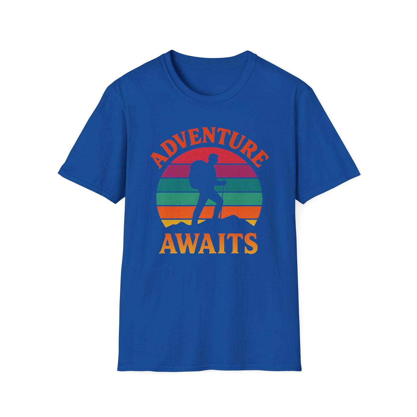 Adventure Awaits Sunset T-Shirt
