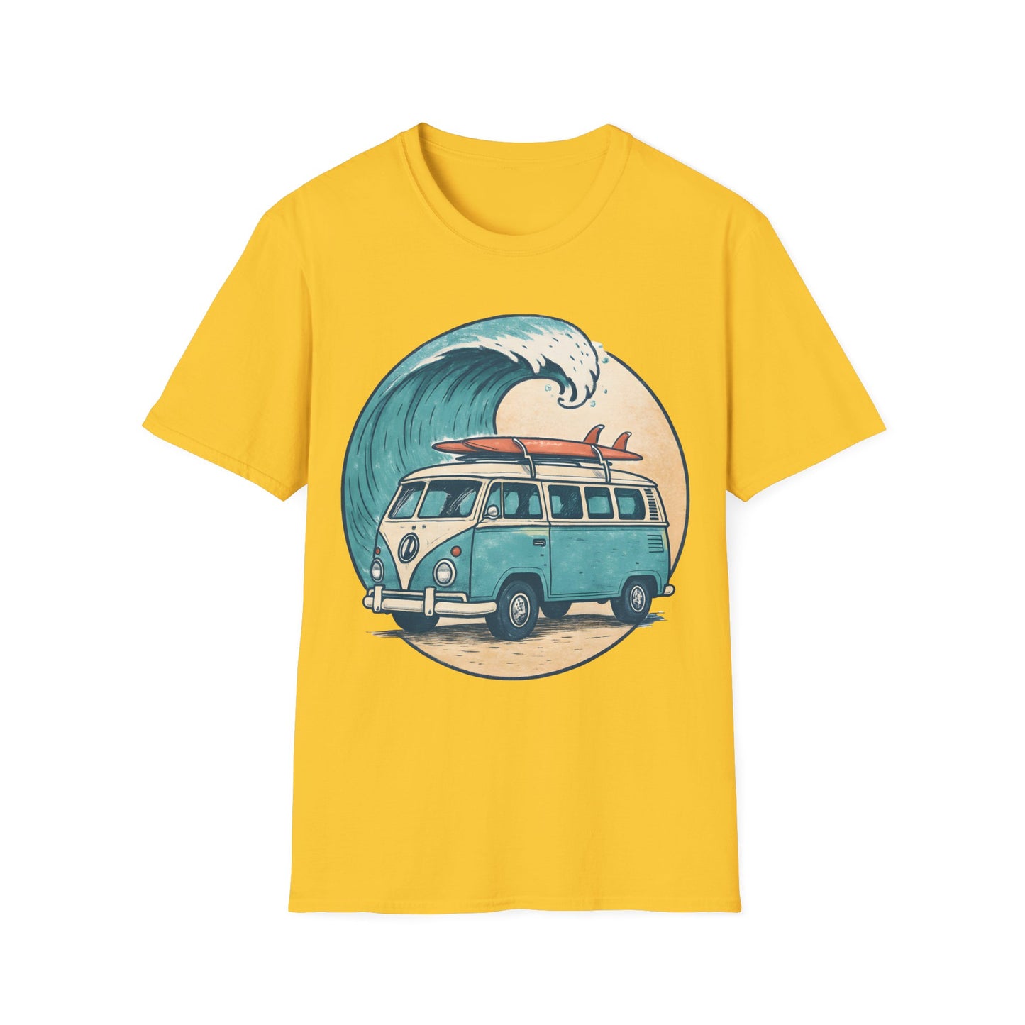 Beach Vintage Van T-Shirt