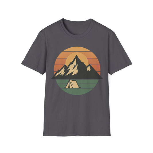 Camping Adventure Sunset T-Shirt