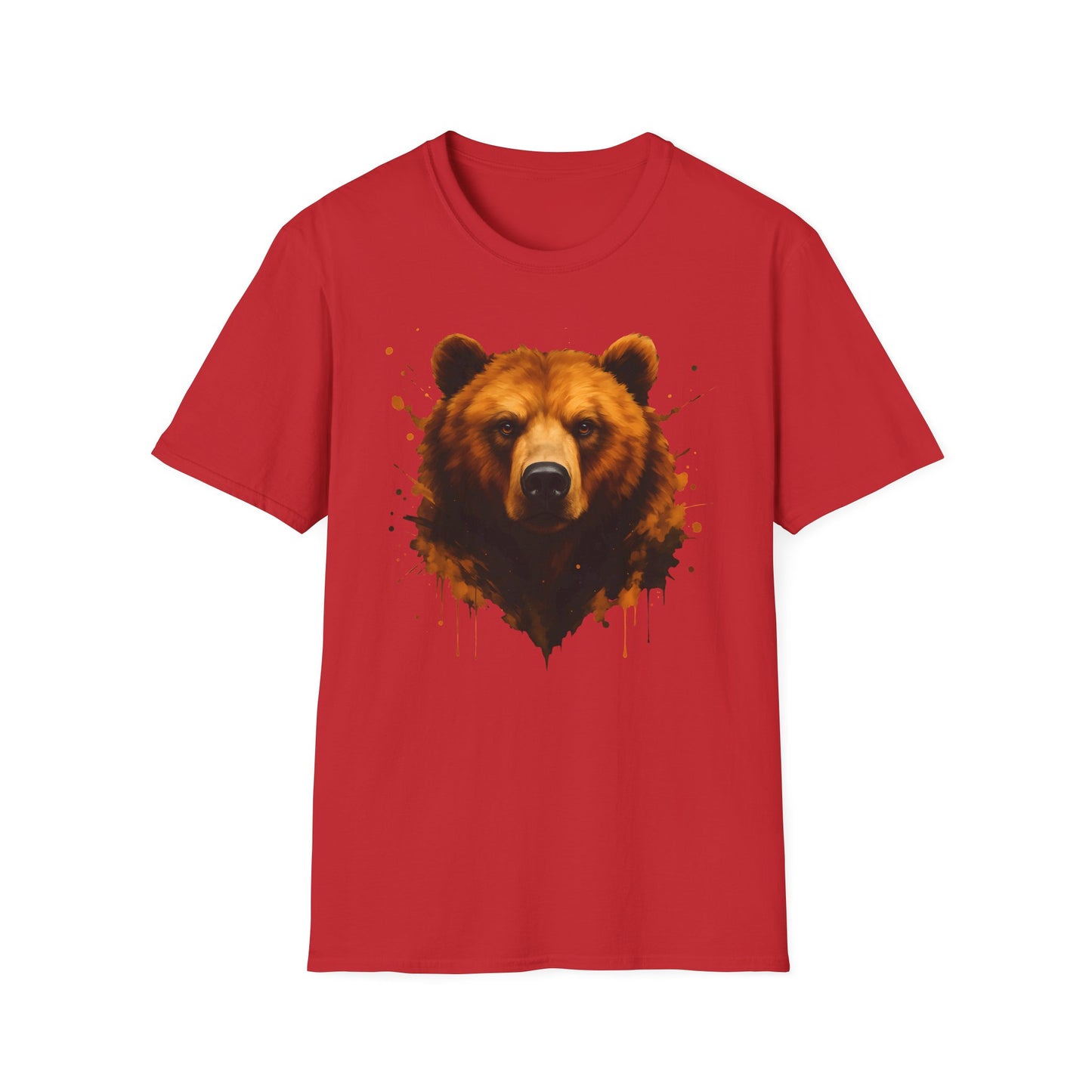Bear Drip Paint T-Shirt