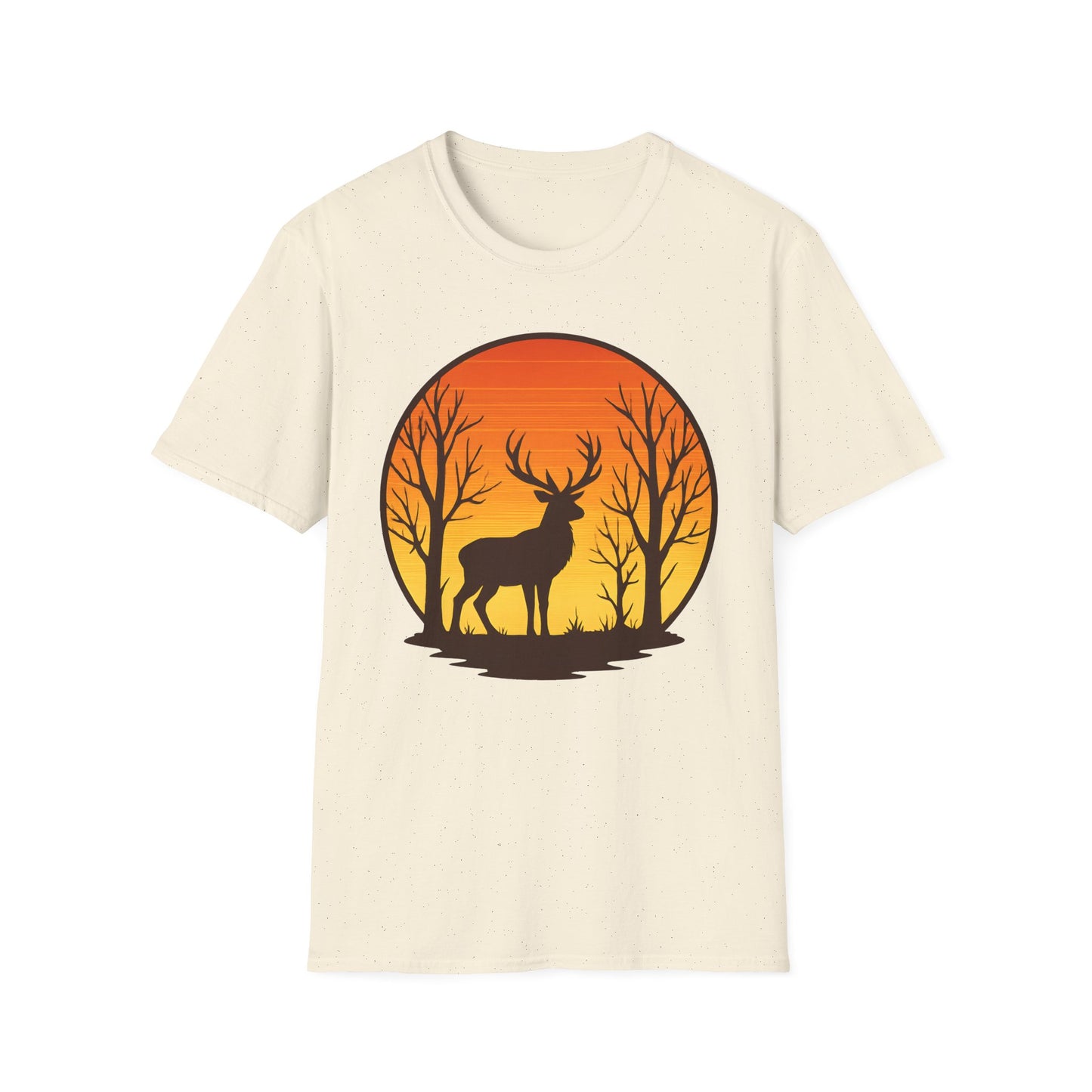 Deer At Dusk Silhouette T-Shirt
