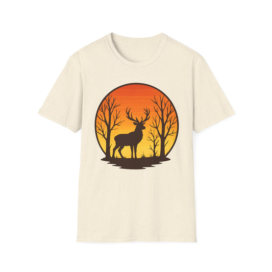 Deer At Dusk Silhouette T-Shirt