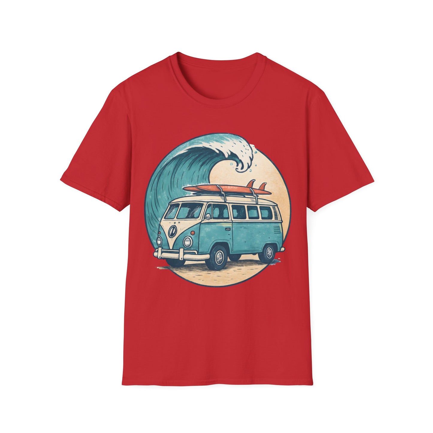 Beach Vintage Van T-Shirt