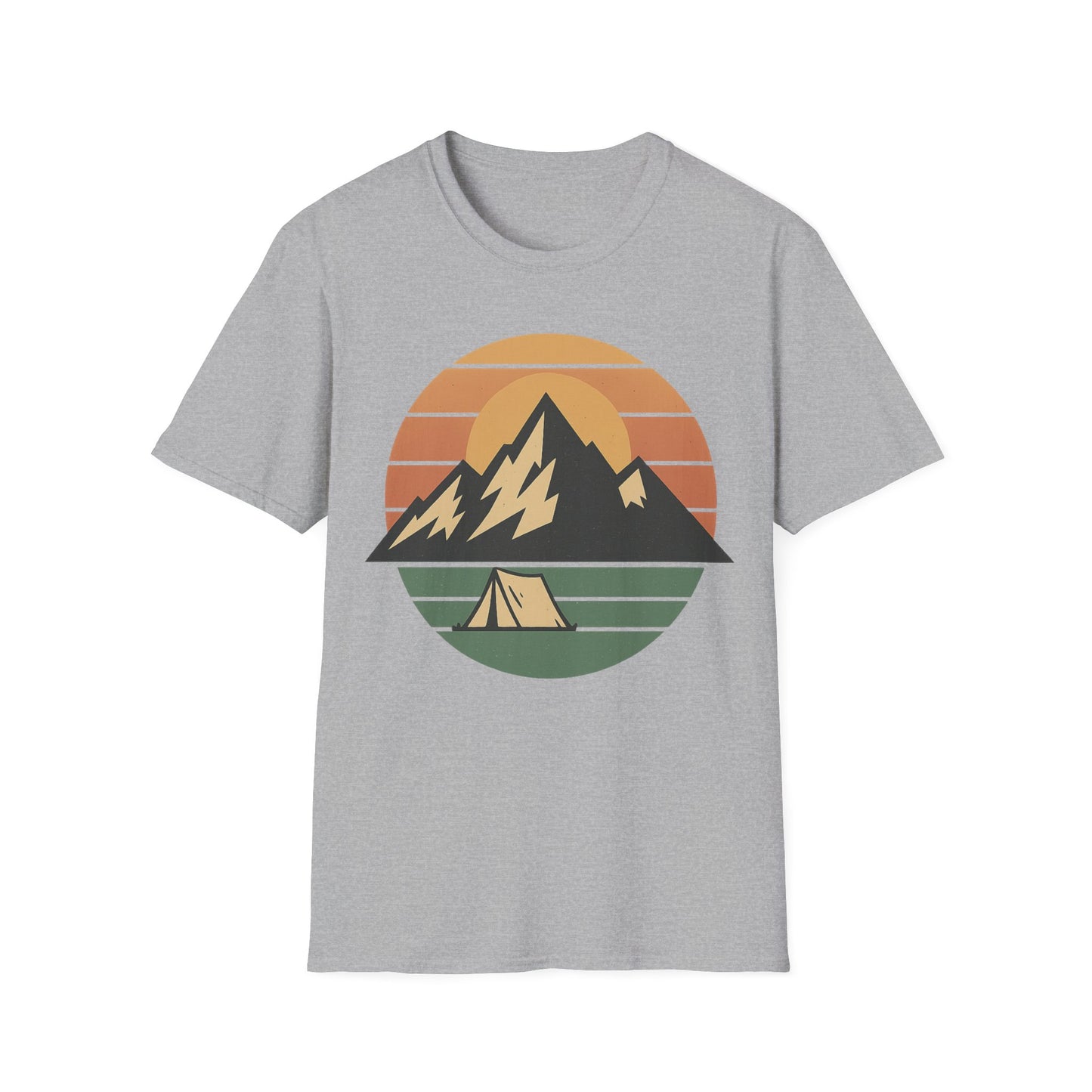 Camping Adventure Sunset T-Shirt
