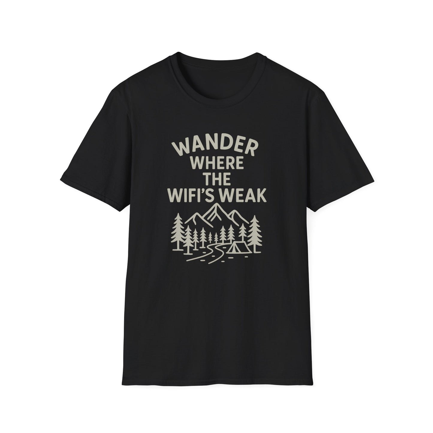 Wander Where the WiFi's Weak T-Shirt